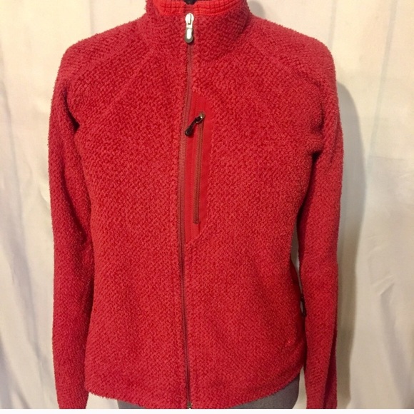 Patagonia Jackets & Blazers - Large Red Patagonia Full Zip Fleec